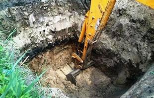 Копка шамбо и труб