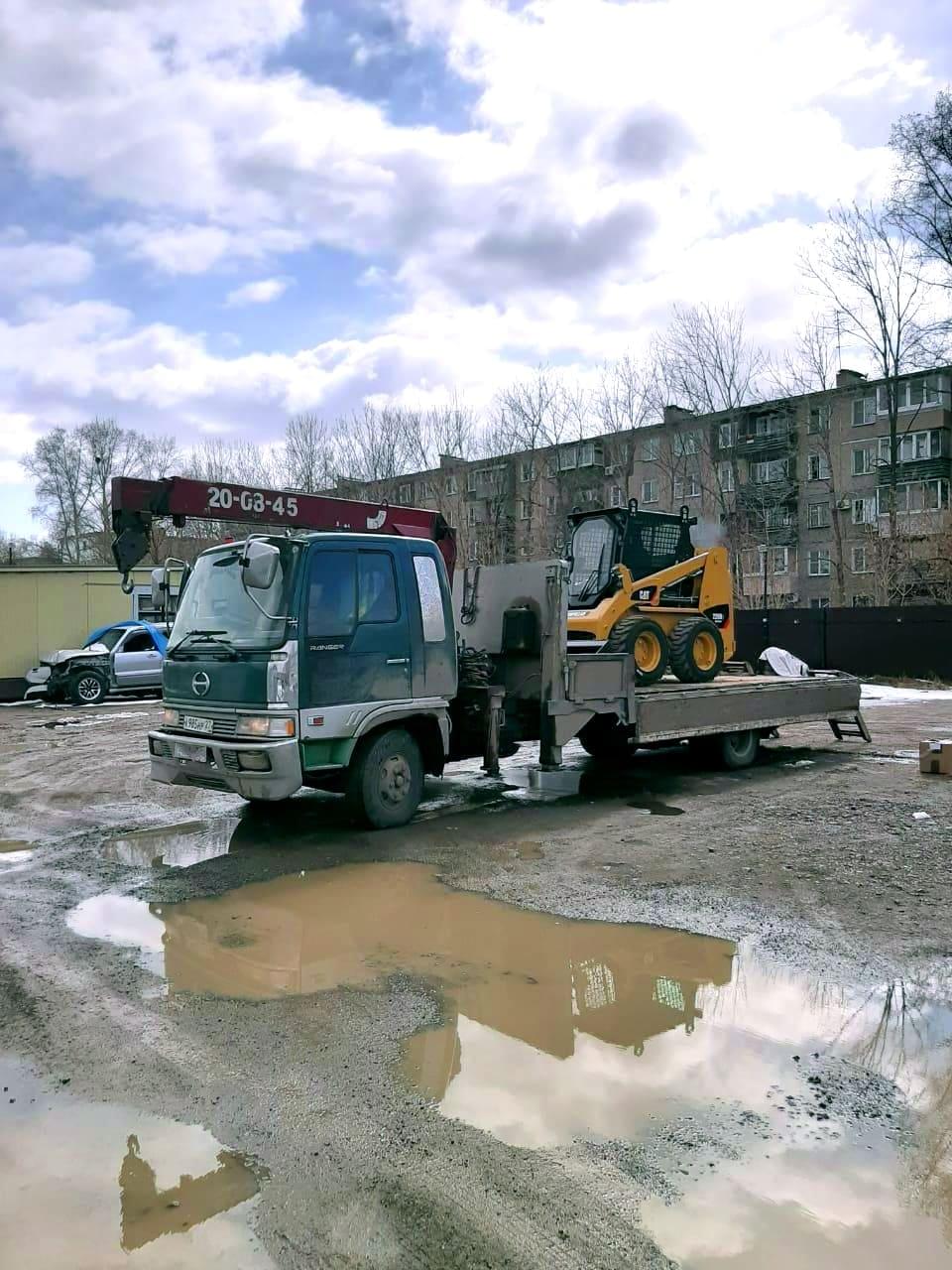 Грузовик с краном 5 тонн