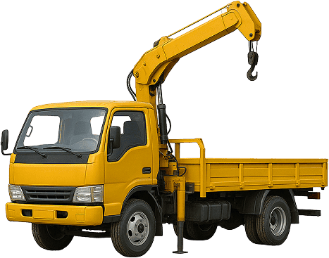 грузовик с краном